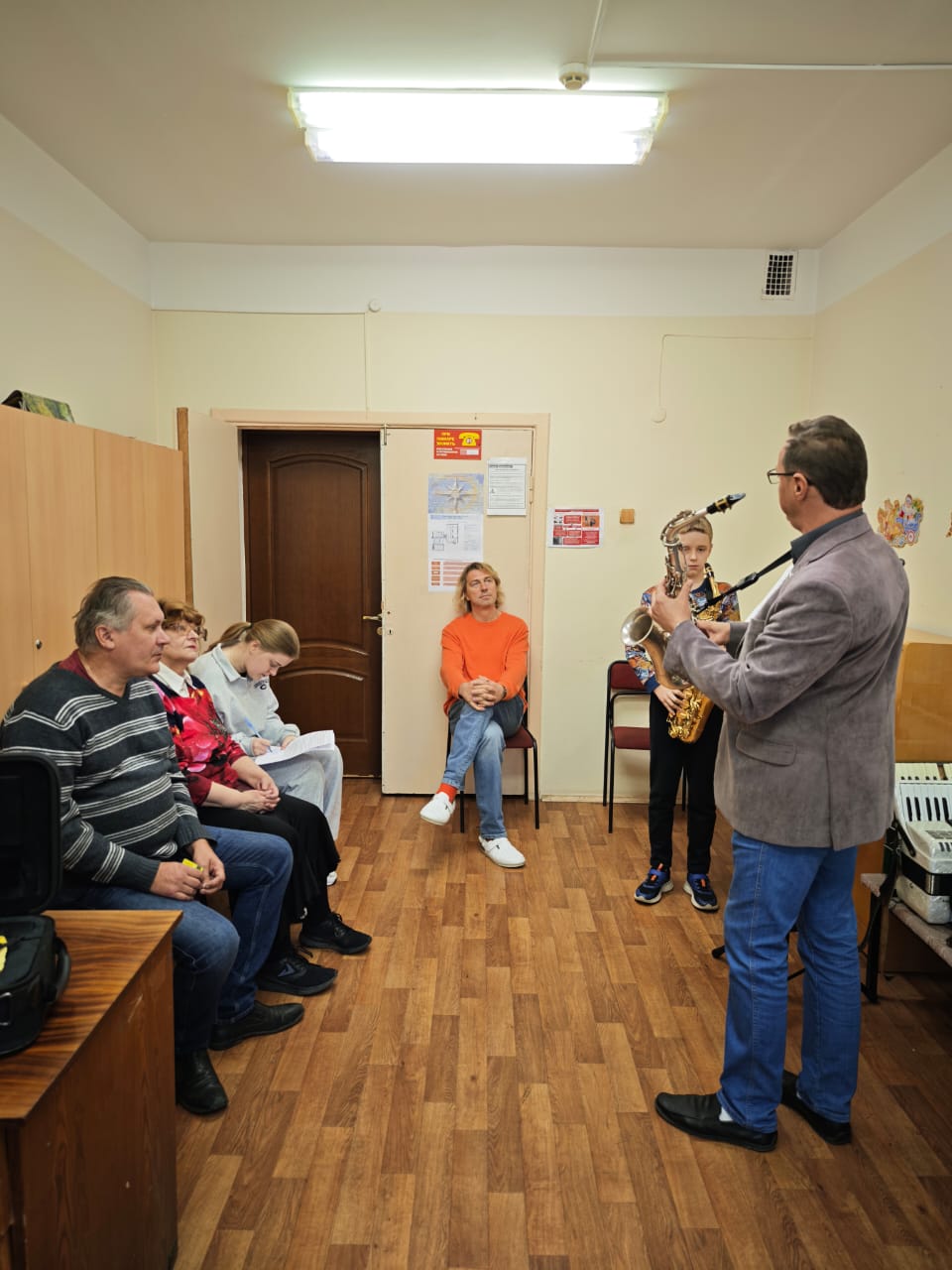 20 сентября в нашей школе состоялся открытый урок преподавателя Скрипниченко А.Н.