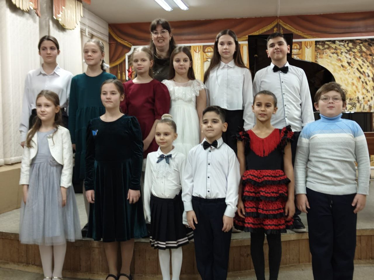 25 декабря прошёл концерт учеников класса преподавателя Сыромятниковой И. А.